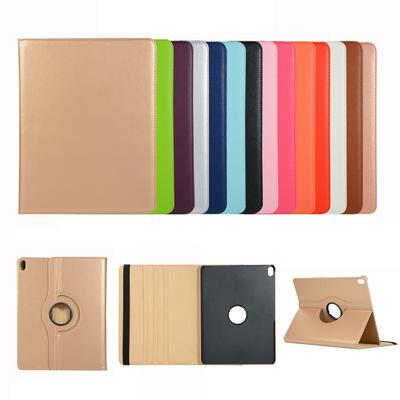 Litchi Pattern Side Flip Rotatable PU Leather + Hard PC with Stand Protective Case for iPad Pro 12.9 (2018)