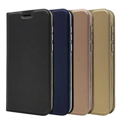 Voltage Magnetic Attraction Solid Color Side Flip Shockproof PU Leather + Transparent TPU with Card Slot and Stand Protective Case for Huawei Y5 (2018) / Y5 Prime (2018)