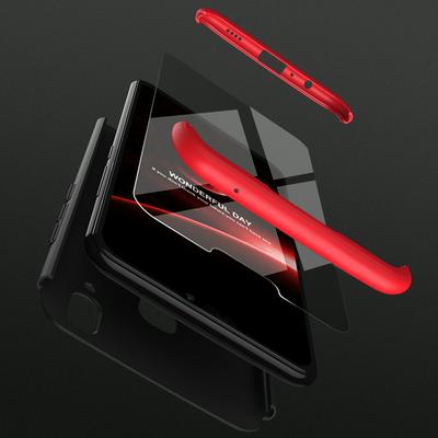 Three-Stage Style Shield Full Coverage Detachable Tempered Glass + Frosted Shockproof Hard PC Back Cover Case for Huawei Y9 (2019) / Enjoy 9 Plus