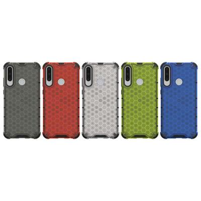 Honeycomb Style Scratch-proof Hard PC Phone Protective Case for HUAWEI Y6p