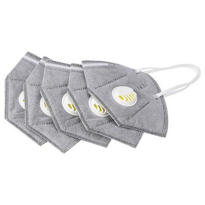20 Pcs Unisex Disposable Activated Carbon Anti-dust Mouth Mask with Breathing Valve 
