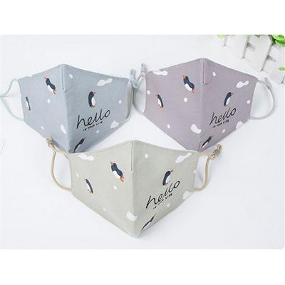 1 Pack Anti-dust Cotton Face Mouth Mask with Activated Carbon Filter for Children