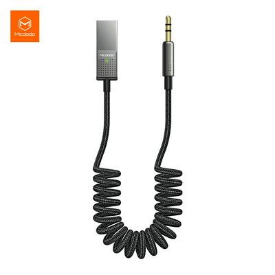 Mcdodo Bluetooth Adapter 5.0 Car Audio Cable Car 3.5mm Jack Aux Bluetooth  Audio Cable Receiver Speaker Audio Music Transmitter
