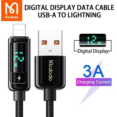 Mcdodo CA-994 12W Fast Charging USB Cable For iphone Cable 12 11 Pro Max X Xs Xr 7 ipad iOS 14 3A USB Quick Charger Lightning Data Cord