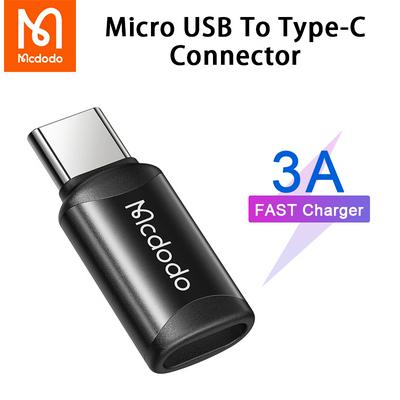 Mcdodo OT-9970 USB Type-C Adapter Charging Cable Converter For Samsung Xiaomi Redmi Note 10 Micro USB To Type-C OTG Data Adapter Charger