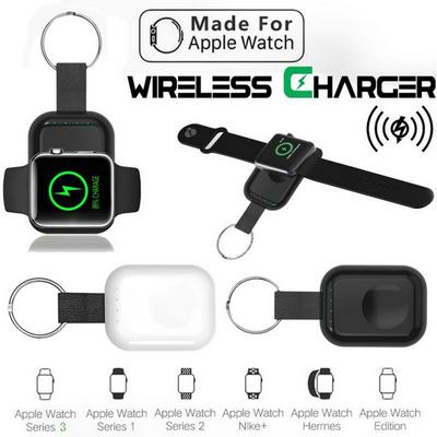 External Battery 700mah Charging Bank Travel Outdoor QI wireless For Apple Watch 1 2 3 4 5 Wireless Charger Power Bank 