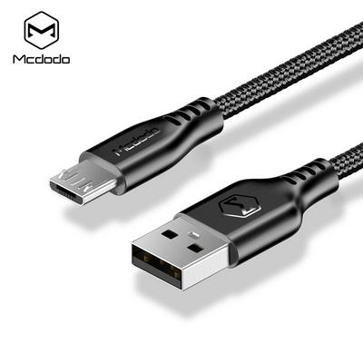 Mcdodo CA-516 Micro USB Cable 2.4A Fast Charging Nylon USB Data Sync Charger Cable for Samsung Xiaomi LG Huawei Mobile Phone Cable