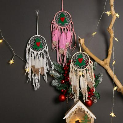 Christmas Dream-catcher Net Handmade Wind Chimes Art Graduation Season New Year Holidays Festive Gifts Wall Hanging Decor