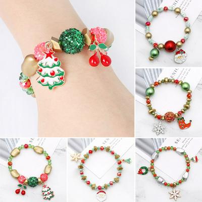 Fengrise Kerst Armband Vrolijk Kerstfeest Decoraties Voor Huis 2020 Kerst Ornament Natal Navidad Gift Gelukkig Nieuwjaar 2021