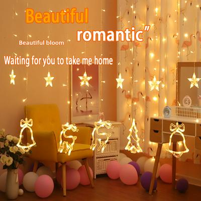 Creative LED Star Curtain Light for Christmas Decoration