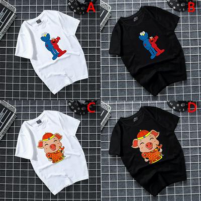 Class Service T-shirt Girl Large Size Lovers Summer Short Sleeved Tops