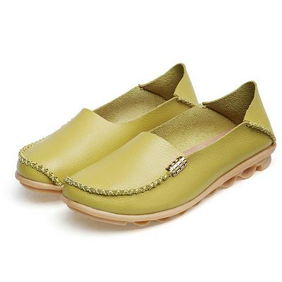 High Quality Flats Women Genuine Leather Flats Shoes Handmade Comfort Loafers Leisure women Shoes for Female's Oxford