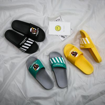 36-40 Yard Cute Cartoon Pattern Outdoor Home Casual Fashion Non-Slip Parent-Child Thick-Bottom Slippers for Women