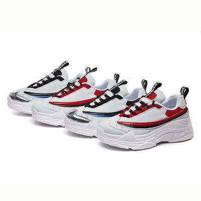 Increase Shallow Mouth Flat Bottom Non-slip Wear-resistant Couple Shoes Lace Up Men's Shoes Women's Sneaker