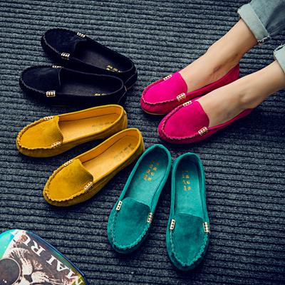 2018 Autumn New Solid Color Flat Bottom Women's Casual Shoes Canvas Breathable Low Heel Shoes for Women's Flat Shoes