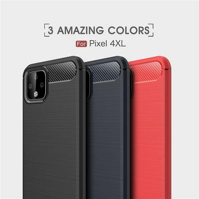 Phone Case for Google Pixel 4xl, TPU Carbon Fibre Soft Phone Cover