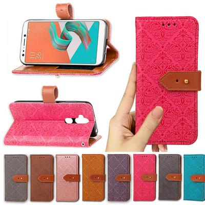 European Mural Pattern Side Flip PU Leather + Soft TPU Card Slots with Hand Rope Stand and Genuine Leather Buckle Wallet Protective Case for Nokia 6 (2018) / 6.1 