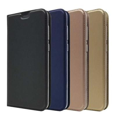 Voltage Magnetic Attraction Solid Color Side Flip Shockproof PU Leather + Transparent TPU with Card Slot and Stand Protective Case for Nokia 6.1 Plus / X6