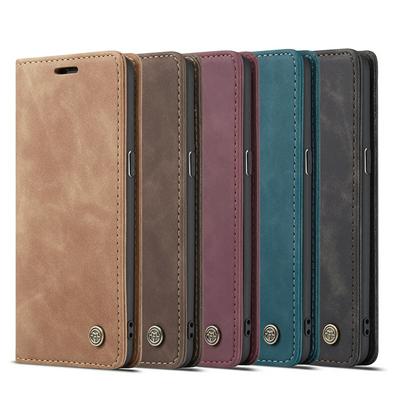 CaseMe 013 Series Card Holder Wallet with Stand Support and Magnetic Flip PU Leather + TPU Cover Case for Samsung Galaxy S9 