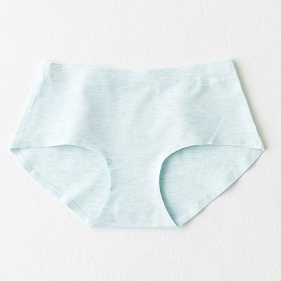 M/L Size Solid Color Women Seamless One-Piece Mid-Waist Pure Color Breathable Comfortable Underpants Briefs 