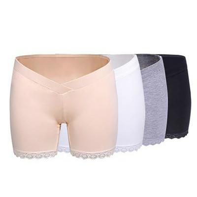 2pcs/set Women's Under Bump Maternity Panties Modal Safety Shorts