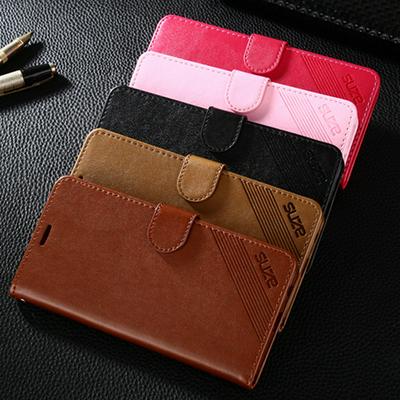 AZNS Solid Color Shockproof Side Flip PU Leather + Soft TPU Card Slots with Stand and Magnetic Buckle Wallet Case for OPPO R9