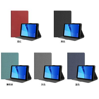 Denim Honeycomb Grid Pattern Design Anti-fall PU Leather Protective Cover for HUAWEI MatePad T8