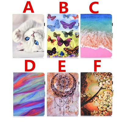 Colored Painting Shockproof Scratch Resistant Clamshell PU Leather +TPU Tablet Protective Cover for HUAWEI MatePad T8