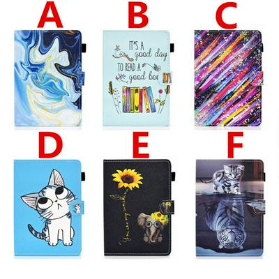 Colored Painting Shockproof Scratch Resistant Clamshell PU Leather +TPU Tablet Protective Cover for HUAWEI MatePad T8