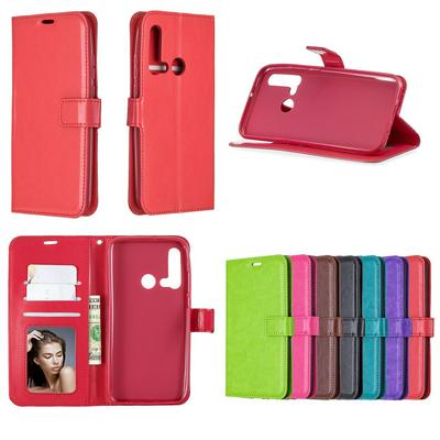 Crazy Horse Pattern PU Leather + TPU with Card Slots Wallet and Stand Support Cover Case for Huawei P20 lite (2019)