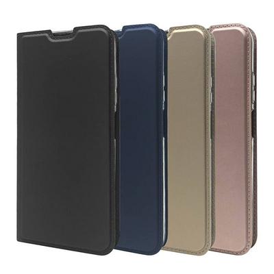 Solid Color Voltage Shock-Absorption Side Flip PU Leather + Soft TPU with Card Slot and Stand Wallet Case for Huawei P40 Lite