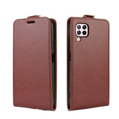 R64 Pattern Single Fold Edge Up and Down Vertical Flip PU Leather + Soft TPU with Card Slot and Magnetic Buckle Protective Case for Huawei nova 6 SE