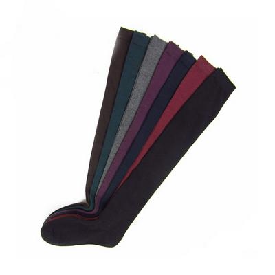 One-Size Japanese Style Solid Color Spring Autumn Warm Thigh High Over the Knee Long Cotton Stockings for Girls Ladies Women