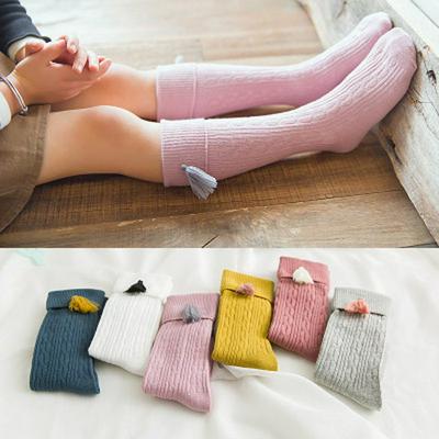 Baby Girls  Spring Summer Cotton Knee High Socks Toddler Short Socks Stocking