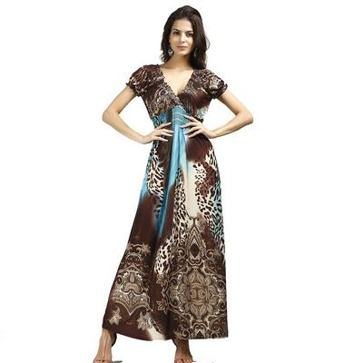 Beach Skirt Bohemian Dress Large Size Ice Silk Dress