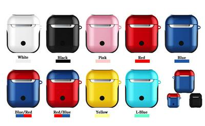 UV Glossy Oil Surface Bluetooth Earphone Cover AirPods Case Cover Protective Skin Charging Case