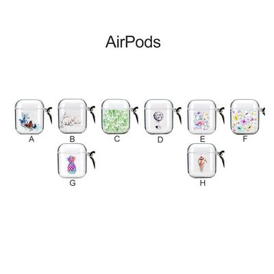 Soft Cover for AirPods Charging Case, Multiple Pattern Styles Protective Case with Matching Keyring