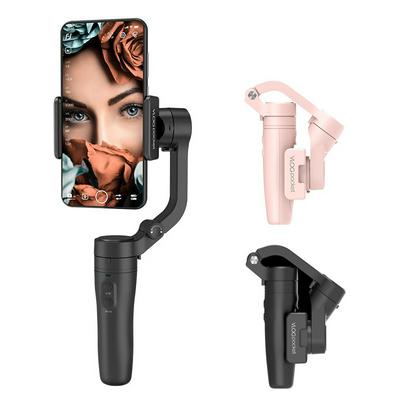 Folding Bluetooth Gimbal Stabilizer, Pocket Shock Mount for iPhone, Samsung, Huawei