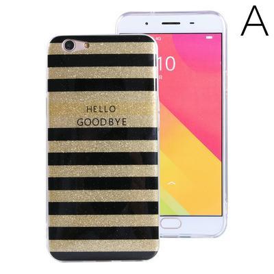 Colored Painting Anti-Scratch Glitter Power Soft TPU Back Cover Protective Case for Oppo F1S / A59