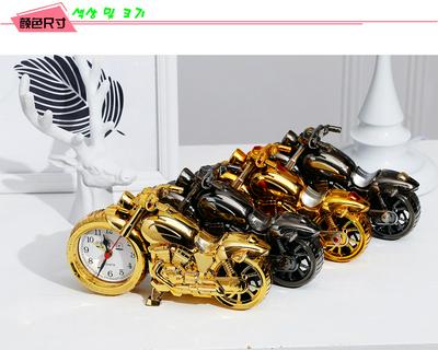 Motorcycle Alarm Clock Personality Creative Alarm Clock Student Bedside Home Clock