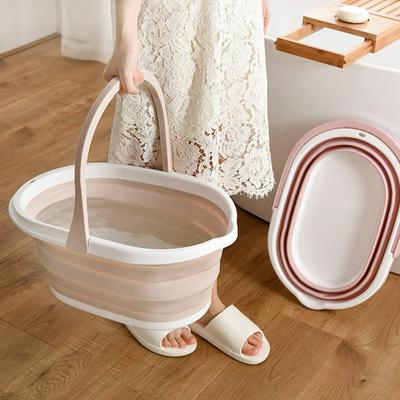 Household Portable Bucket Multi-purpose Mop Cleaning Bucket Simple Folding Bucket