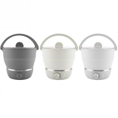 Multifunction Electric Hot Pot Collapsible Travel Kettle with Perforated Plate