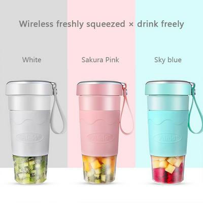 Portable Electric Blender Mini 2-blade Juicer for Home, Office, Travel