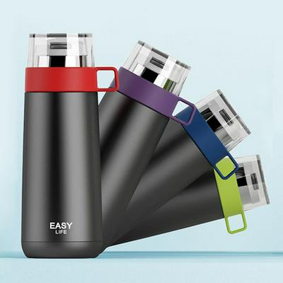 Portable Stainless Steel Vacuum Thermos Portable Car Indoor Outdoor Water Bottle Thermal Insulation Cup