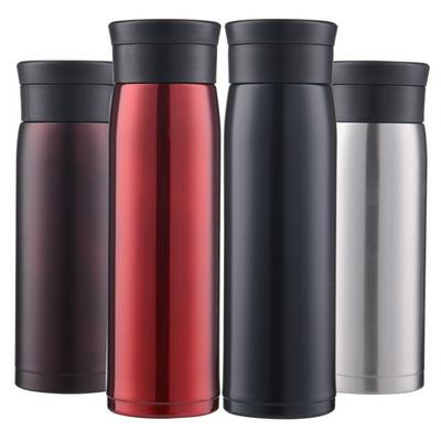 Car Hold Stainless Steel Vacuum Flask Business Water Cup Outdoor Insulation Pot Water Bottle 