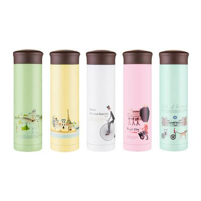 Stainless Steel Vacuum Flask Child Cup Cute Student Cartoon Water Bottle Thermal Insulation Cup