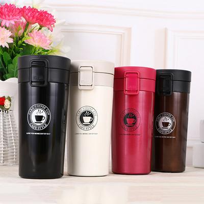 380ml Stainless Steel Thermal Bottle Casual Coffee Bottle for Office, Home