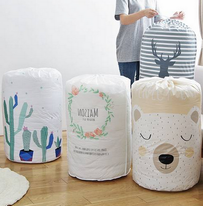 Tie Mouth Moistureproof Quilt Bag Waterproof Quilt Storage Bag Large Size Cothes Packing Bag Receiving Bag Clothes Finishing Bag 84*42cm