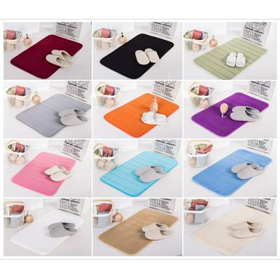 Coral Velvet Memory Foam Non-Slip Absorbent Bath Mat Rug Carpet