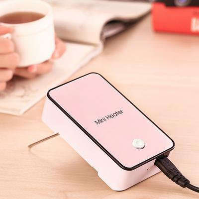 Portable Mini Heater Low Power Consumption Desktop Warm Fan for Dormitory, Office